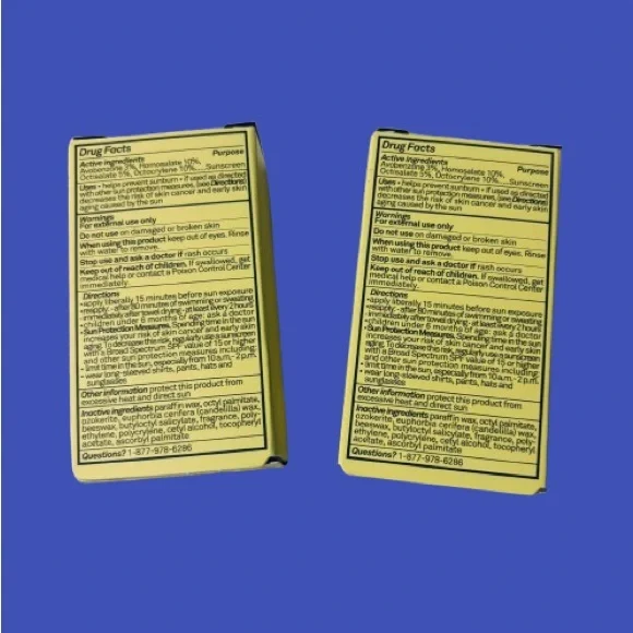 Lot Of 2 Sun Bum Premium SPF 30 Sunscreen Face Sticks, New - Picture 2 of 2